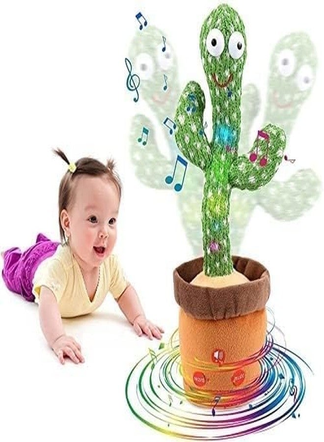 DISHIN Toys Dancing Cactus Talking Toy, Cactus Plush Toy, Funny Education Toys for Babies Children Playing, Home Decorate - Image 1